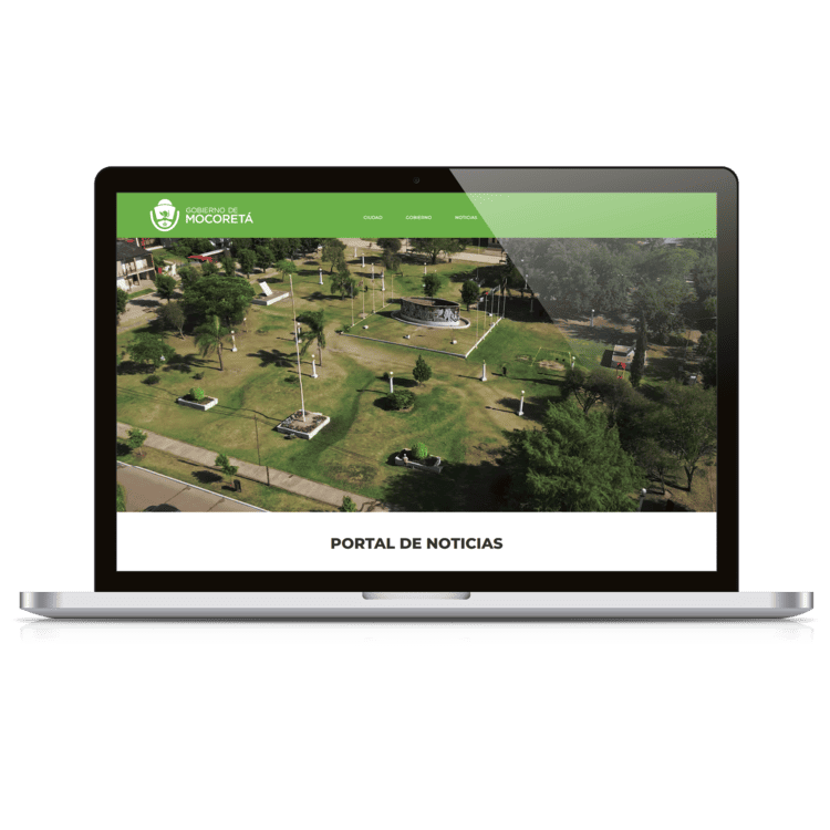 Proyecto web Gobierno de Mocoretá diseñado por Forge Web